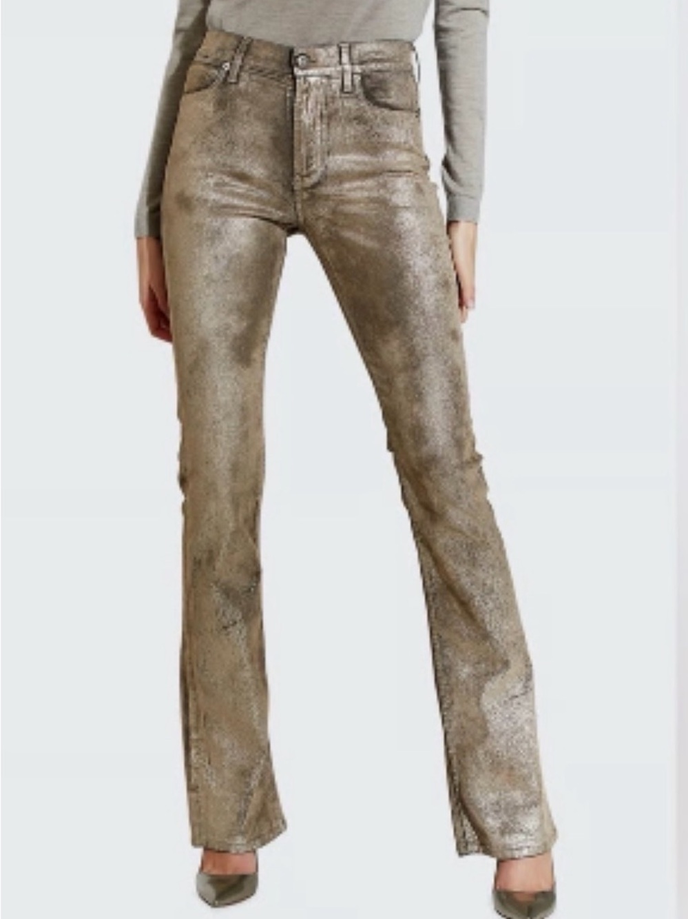 Ralph Lauren Purple Label 208 Boot-leg Jean in gorgeous champagne color sz29
